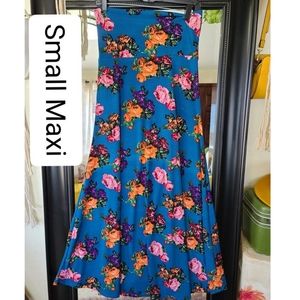 Floral Maxi Skirt Small LuLaRoe